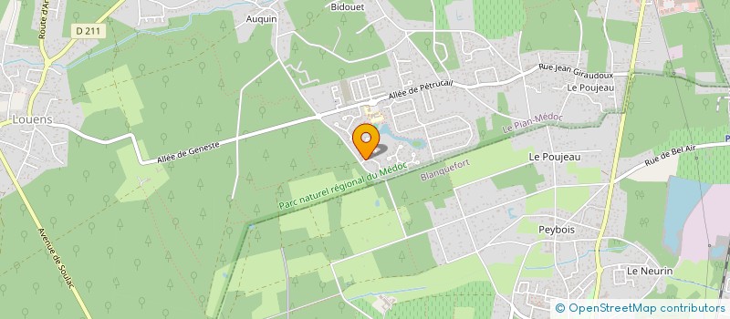 localisation de l'entreprise SCI 2 CABS à LE PIAN-MEDOC
