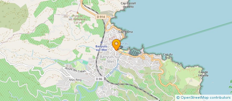 localisation de l'entreprise SCI 2 CHARLES DE GAULLE  BANYULS-SUR-MER