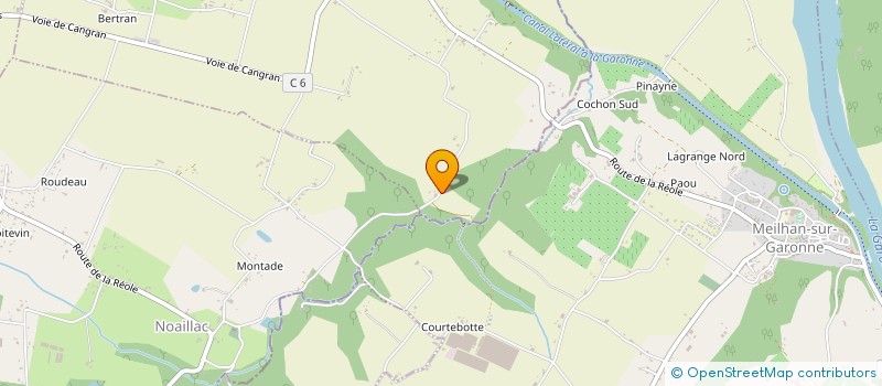 localisation de l'entreprise SCI 2 CHEMIN DES PIETONS  HURE