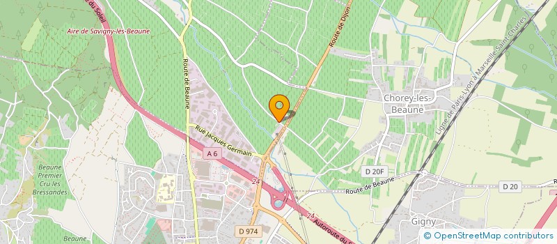 localisation de l'entreprise SCI 2 CHEMIN DES PLANCHOTS  SAVIGNY-LES-BEAUNE