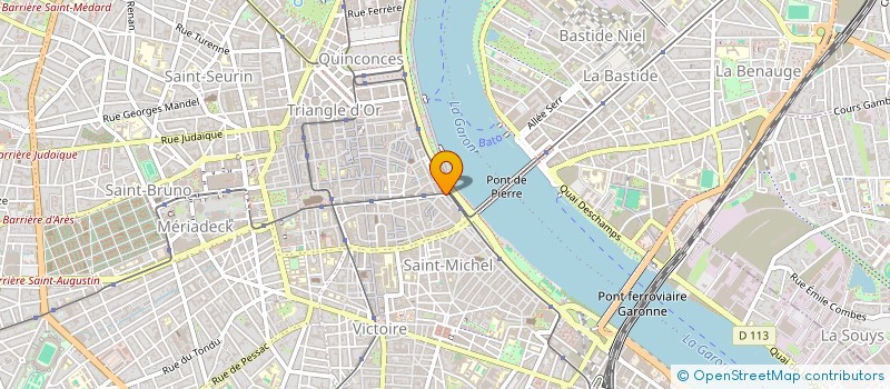 localisation de l'entreprise SCI 2 COURS D'ALSACE  BORDEAUX