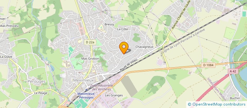 localisation de l'entreprise SCI 2 CR à MEXIMIEUX