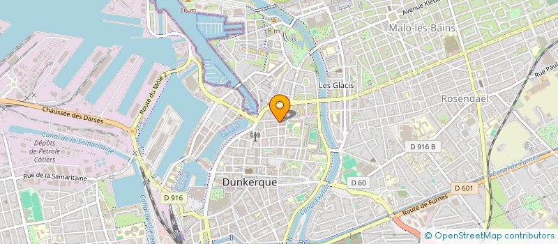 localisation de l'entreprise SCI 2.D à DUNKERQUE