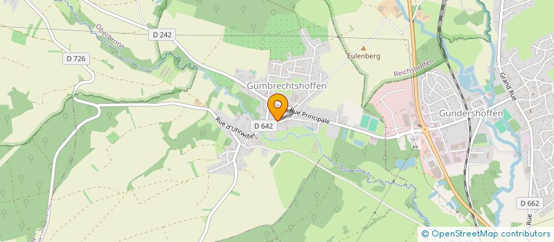 localisation de l'entreprise SCI 2 D  GUMBRECHTSHOFFEN