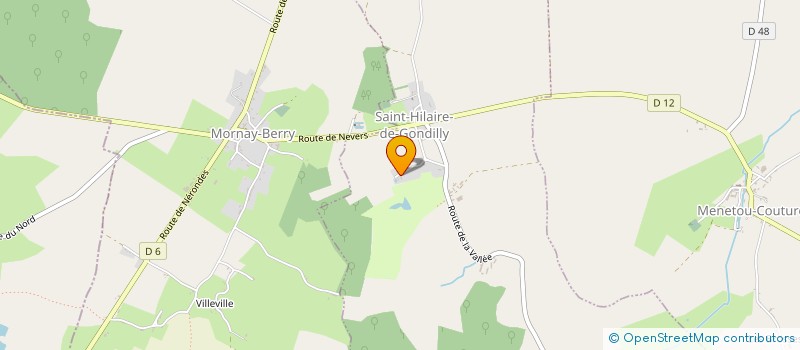 localisation de l'entreprise SCI 2 D  SAINT-HILAIRE-DE-GONDILLY