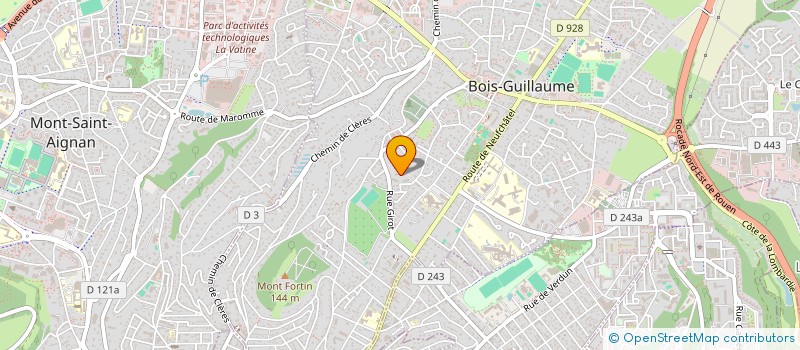 localisation de l'entreprise SCI 2 DOCS à BOIS-GUILLAUME