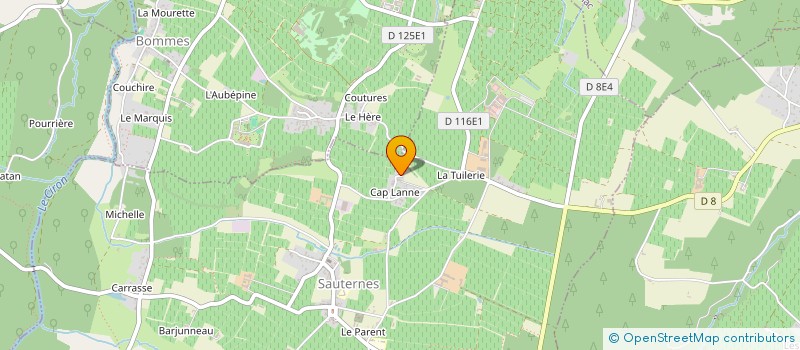 localisation de l'entreprise SCI 2 ET 4 AVENUE ROGER CHAUMET  SAUTERNES