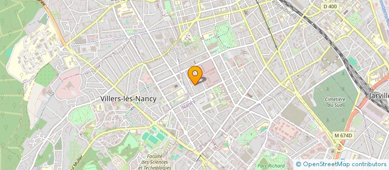 localisation de l'entreprise SCI 2 F à NANCY