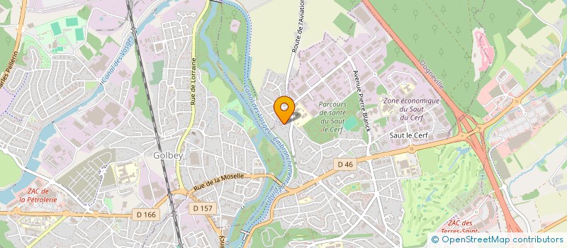 localisation de l'entreprise SCI 2 F à EPINAL