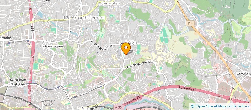 localisation de l'entreprise SCI 2 F à MARSEILLE