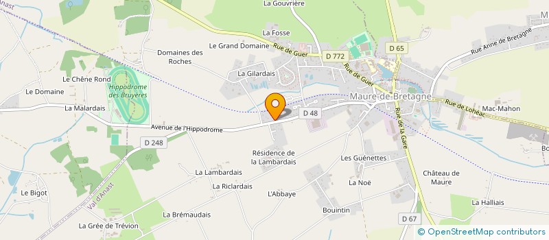 localisation de l'entreprise SCI 2 F  VAL D'ANAST