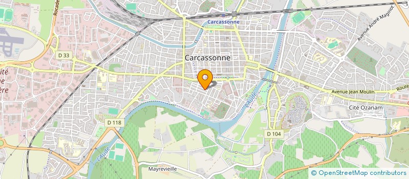 localisation de l'entreprise SCI 2 F A à CARCASSONNE