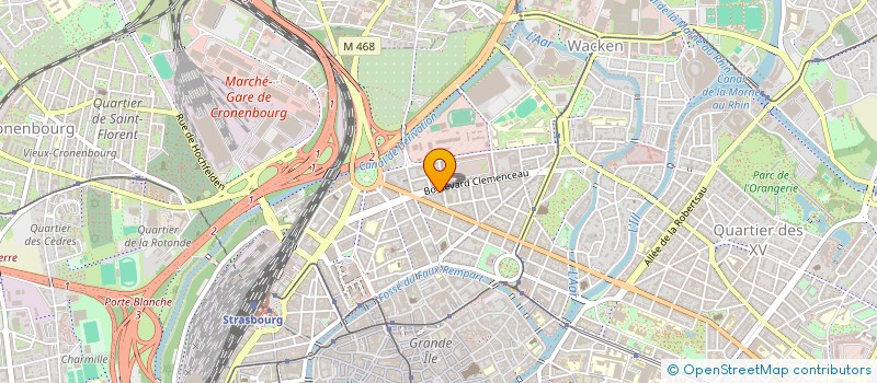 localisation de l'entreprise SCI 2 FC  STRASBOURG