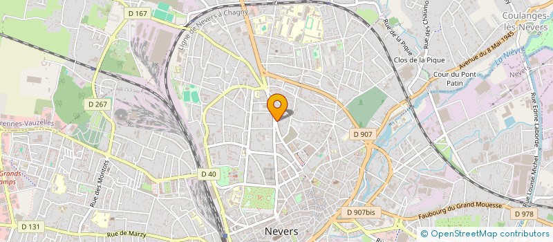 localisation de l'entreprise SCI 2 G à NEVERS