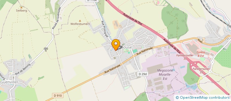 localisation de l'entreprise SCI 2 G.P.Y.  SEINGBOUSE