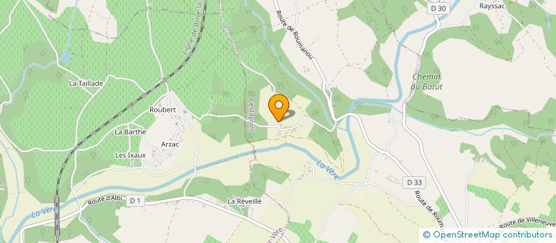 localisation de l'entreprise SCI 2 GO  CESTAYROLS