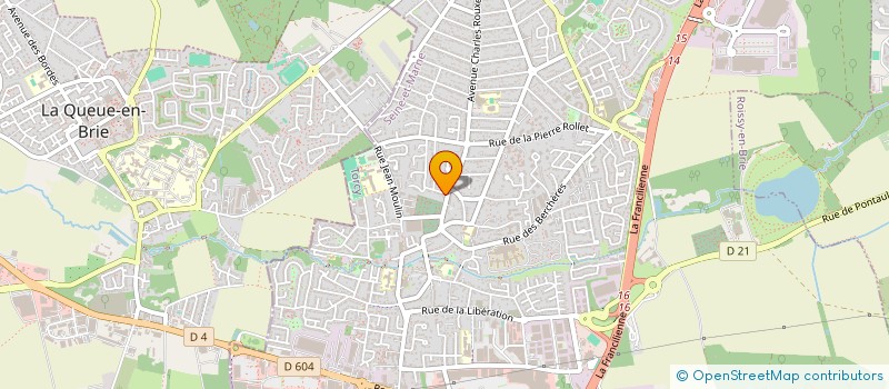 localisation de l'entreprise SCI 2 GR  SANTENY