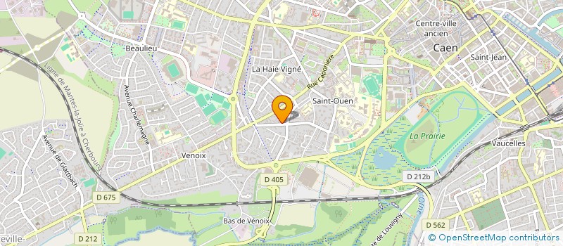 localisation de l'entreprise SCI 2.H IMMO à CAEN