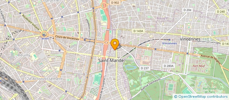 localisation de l'entreprise SCI 2 HERBILLON à SAINT-MANDE