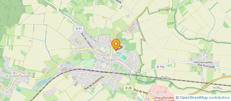 localisation de l'entreprise SCI 2 HKL  HUNSPACH