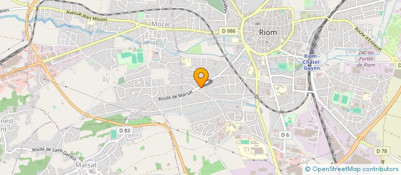 localisation de l'entreprise SCI 2 I  MALAUZAT