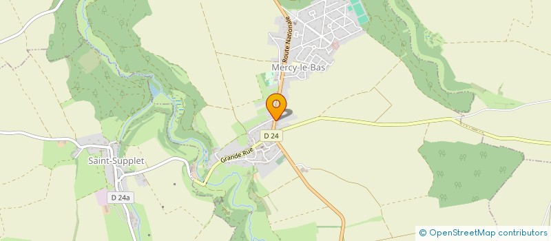 localisation de l'entreprise SCI 2 J  MERCY-LE-BAS