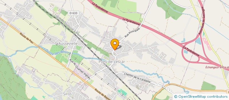 localisation de l'entreprise SCI 2 J  POEY-DE-LESCAR