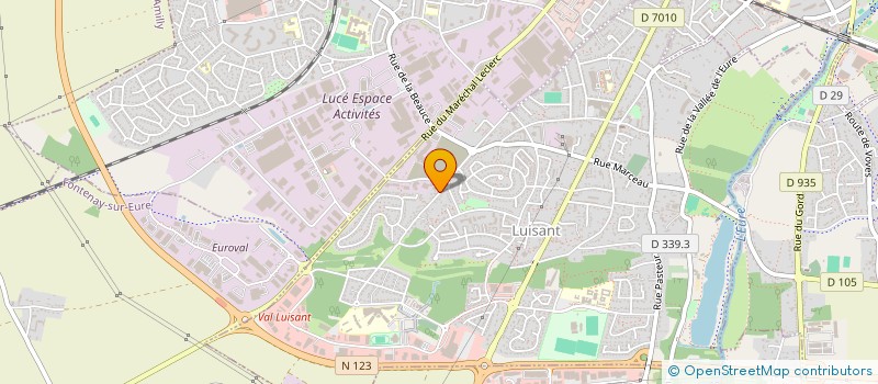 localisation de l'entreprise SCI 2 JM à LUISANT