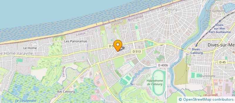 localisation de l'entreprise SCI 2 JM INVESTISSEMENTS à CABOURG