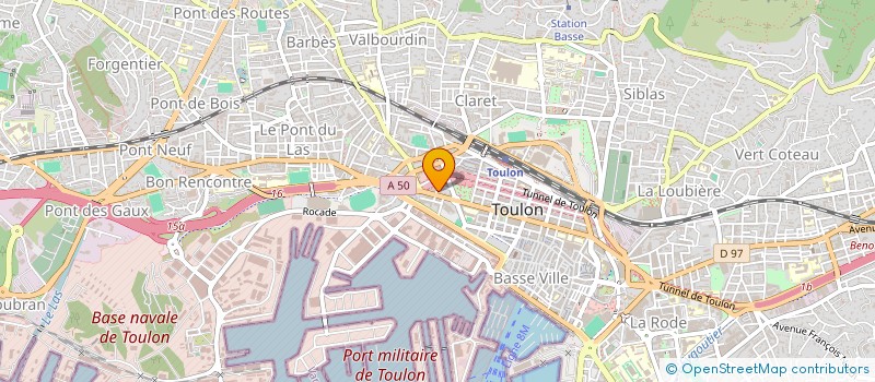 localisation de l'entreprise SCI 2 KW  TOULON