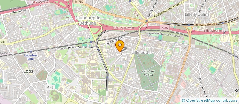 localisation de l'entreprise SCI 2 L à VILLENEUVE-D'ASCQ