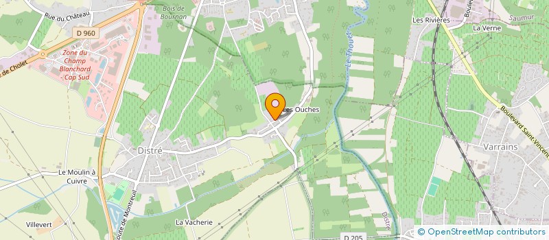 localisation de l'entreprise SCI 2 LA  DISTRE