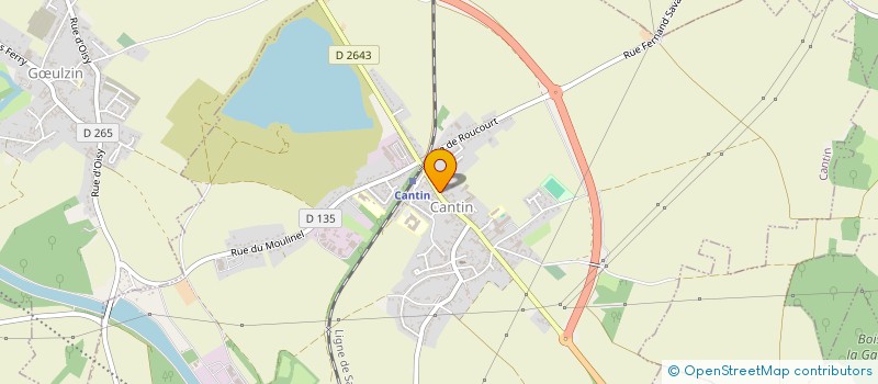 localisation de l'entreprise SCI 2 LARY  CANTIN