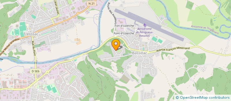 localisation de l'entreprise SCI 2 LCF  BOULAZAC ISLE MANOIRE