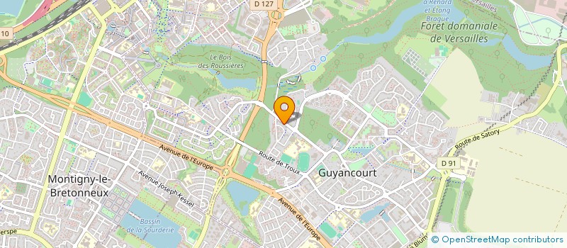 localisation de l'entreprise SCI 2 LFC  GUYANCOURT