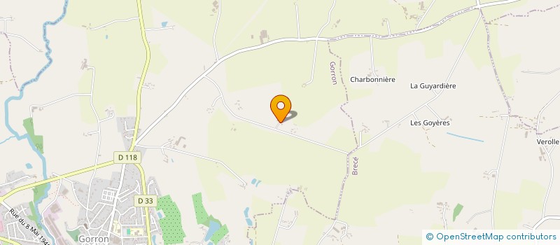 localisation de l'entreprise SCI 2 LOUV  GORRON