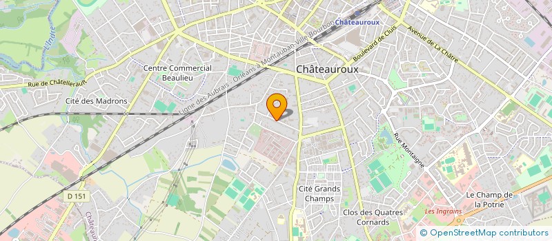 localisation de l'entreprise SCI 2 M 2SK à CHATEAUROUX