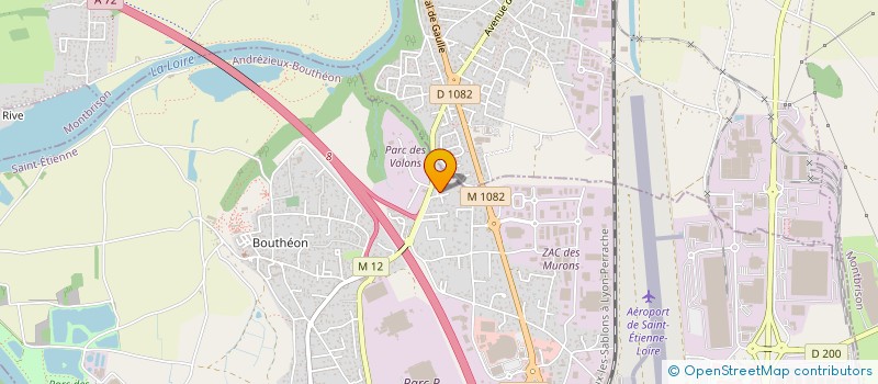 localisation de l'entreprise SCI 2 M  ANDREZIEUX-BOUTHEON