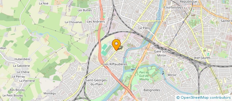 localisation de l'entreprise SCI 2 M  LE MANS