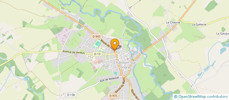localisation de l'entreprise SCI 2 M H à CHATILLON-SUR-INDRE