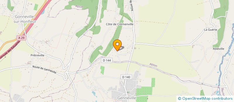 localisation de l'entreprise SCI 2 M L  ABLON