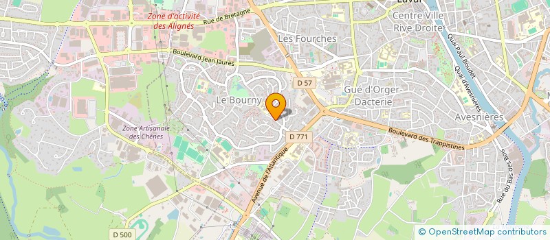 localisation de l'entreprise SCI 2 M R P à LAVAL