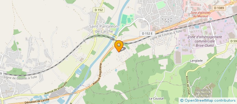 localisation de l'entreprise SCI 2.M.V.  SAINT-PANTALEON-DE-LARCHE