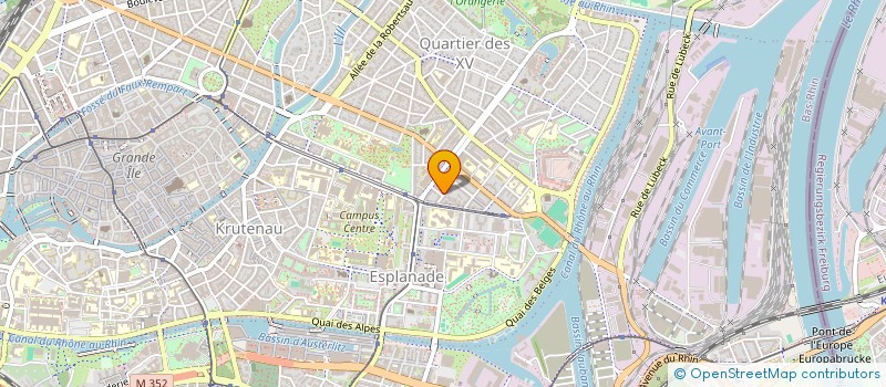 localisation de l'entreprise SCI 2 MAWON à STRASBOURG