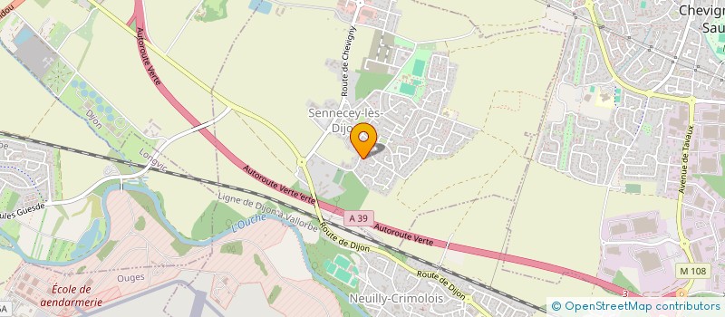 localisation de l'entreprise SCI 2 MBC  SENNECEY-LES-DIJON