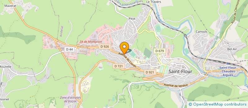 localisation de l'entreprise SCI 2 MH à SAINT-FLOUR
