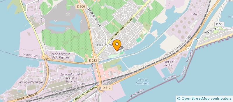 localisation de l'entreprise SCI 2 MIL à FRONTIGNAN