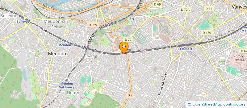 localisation de l'entreprise SCI 2 MILLE 8  CLAMART