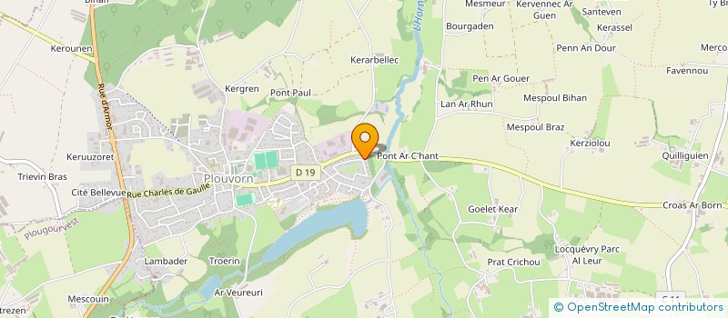 localisation de l'entreprise SCI 2 MPS  PLOUVORN