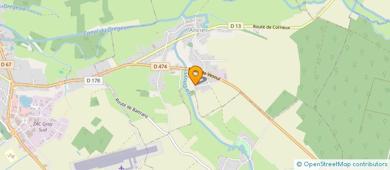 localisation de l'entreprise SCI 2 MR  ANCIER